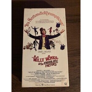 Warner Brothers Willy Wonka and the Chocolate Factory (VHS, 1971) Classic